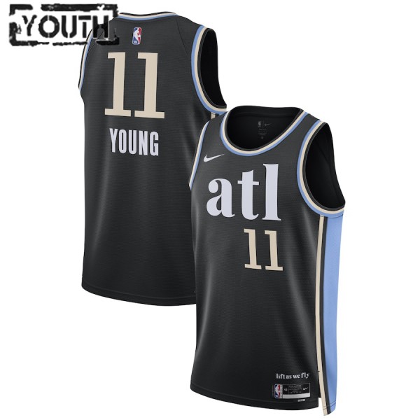 Atlanta Hawks Trikot Trae Young Nike 2023-24 City Edition Schwarz Swingman - Kinder Atlanta Hawks Trikot Trae Young Nike 2023-24 City Edition Schwarz Swingman - Kinder